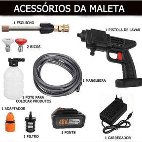 Lavadora de Alta Pressão a Jato Portátil